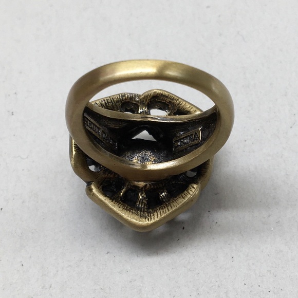 Hiedi Daus Flower Ring size 10 - Picture 4 of 4